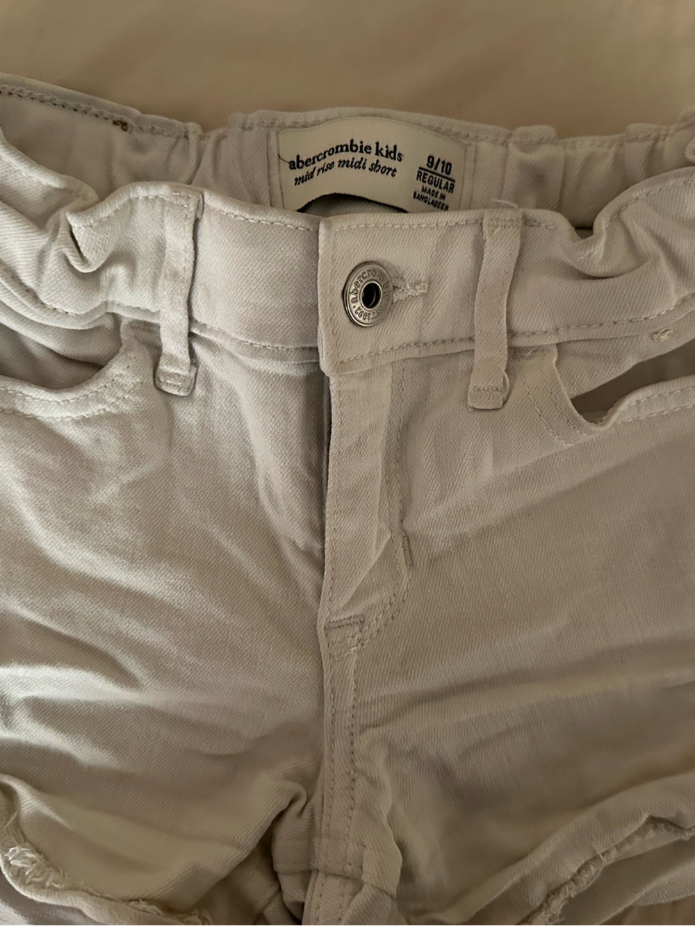 abercrombie kids Cream Casual Chinos